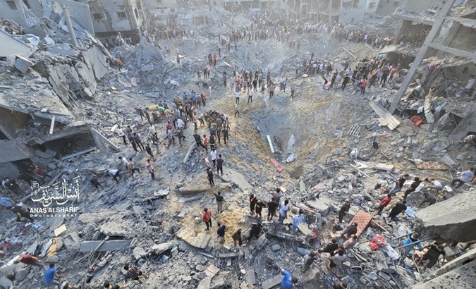 171 days of Israeli genocide in Gaza, the number of Palestinians killed has risen to more than 32,300. Mar. 26, 2024.