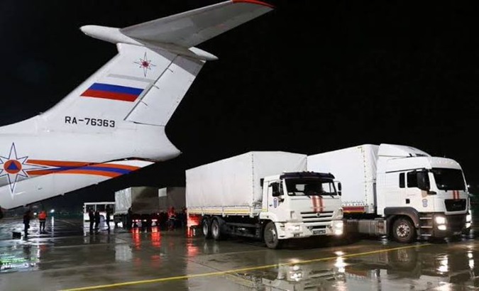 The bulk of the aid, was collected at the initiative of the authorities of the Russian autonomous republic of Karachayev-Cherkessia. Mar. 27, 2024.