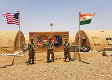 US troop camp in Niger, March 29, 2024