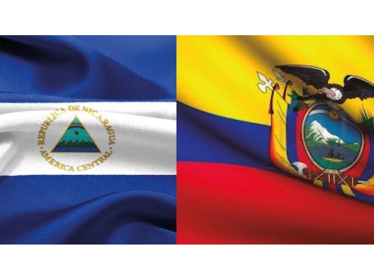 Nicaragua rompe formalmente relaciones diplomáticas con Ecuador
