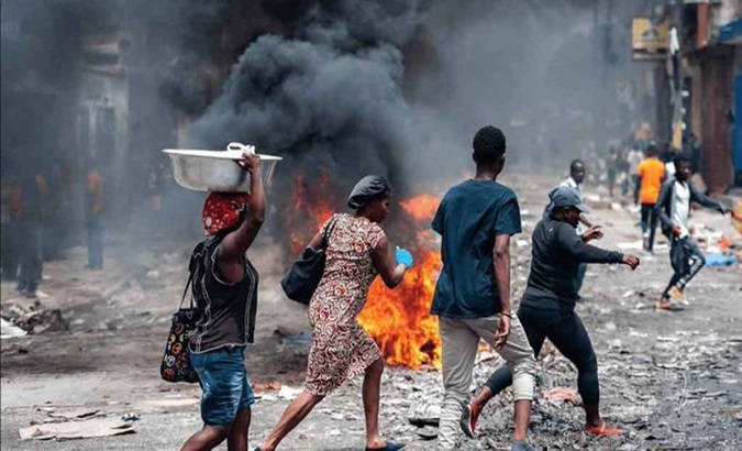 Humanitarian crisis and gang violence in Haiti. Apr. 9, 2024.