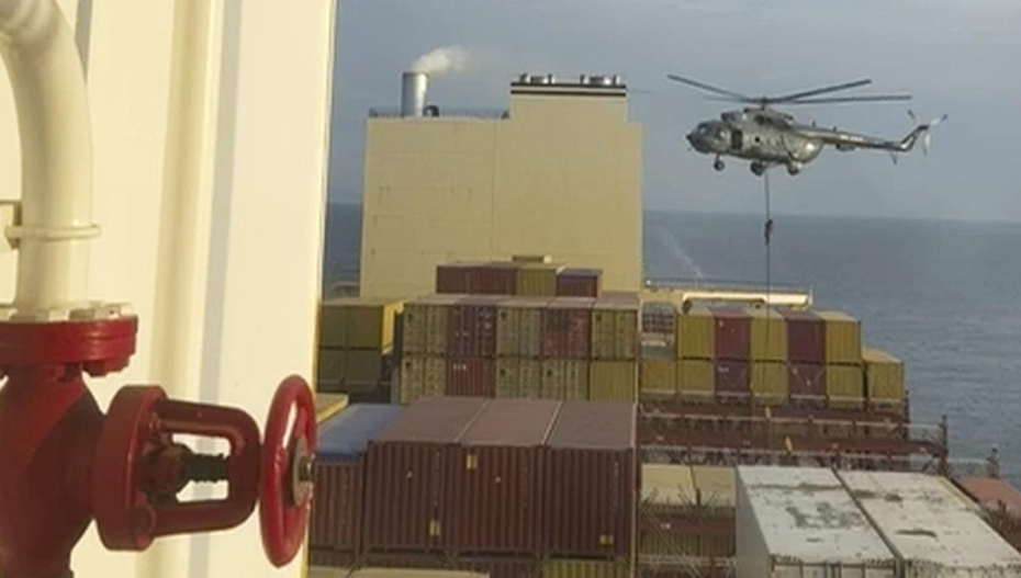Iran Seizes Ship Linked To Israel In Strait Of Hormuz