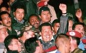 Commander Chávez was replaced thanks to the massive popular support of the heroic Venezuelan people.