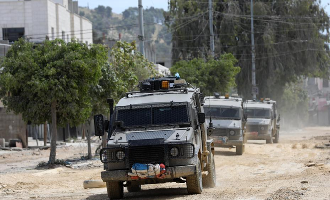 Israeli raid in the Nour Shams refugee camp, Tulkarm, West Bank, April 20, 2024.