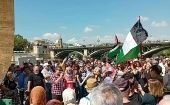 Pro-Palestine rally in Andalucia, Spain, April 21, 2024.
