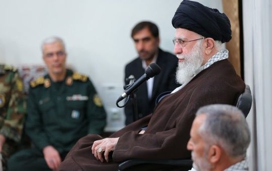 Ayatollah Ali Khamenei, in the meeting commanders of the Iranian Forces 