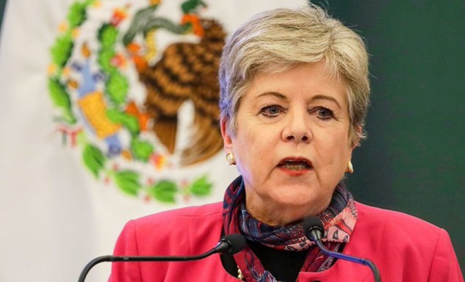 Mexican Foreign Affairs Minister Alicia Barcena.