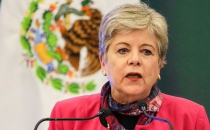 Mexican Foreign Affairs Minister Alicia Barcena.