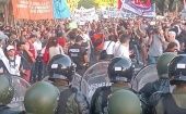 Argentine protest against President Javier Milei