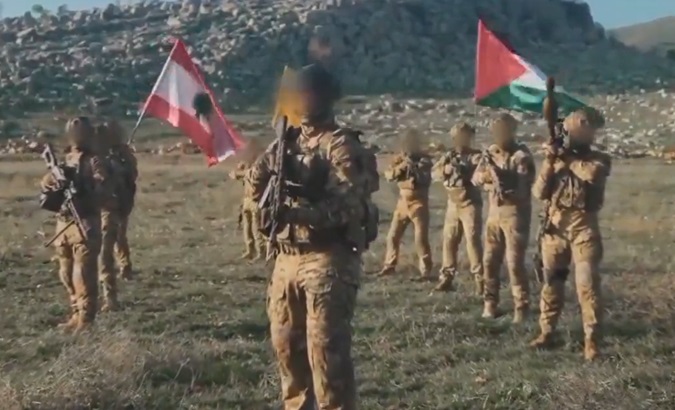 Hezbollah fighters, 2024.
