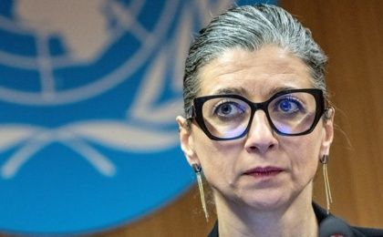 UN Rapporteur for Palestinian Territories Francesca Albanese, 2024. 