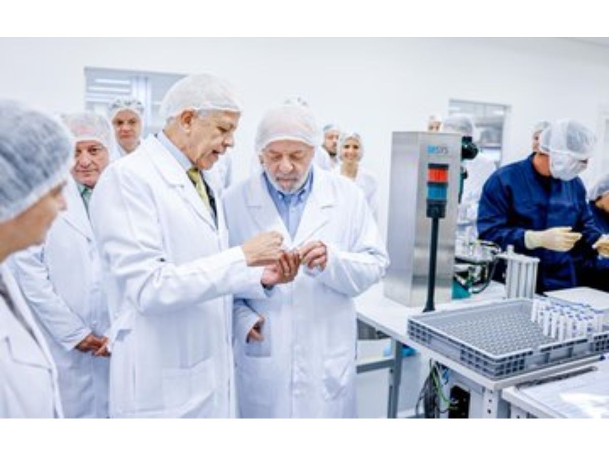Lula Da Silva Opens New Insulin Factory in Brazil