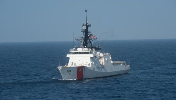 A United States Coast Guard ship.