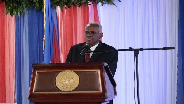 Edgard Leblanc Fils, elected President of Haiti's Transitional Council. Apr. 30, 2024. 