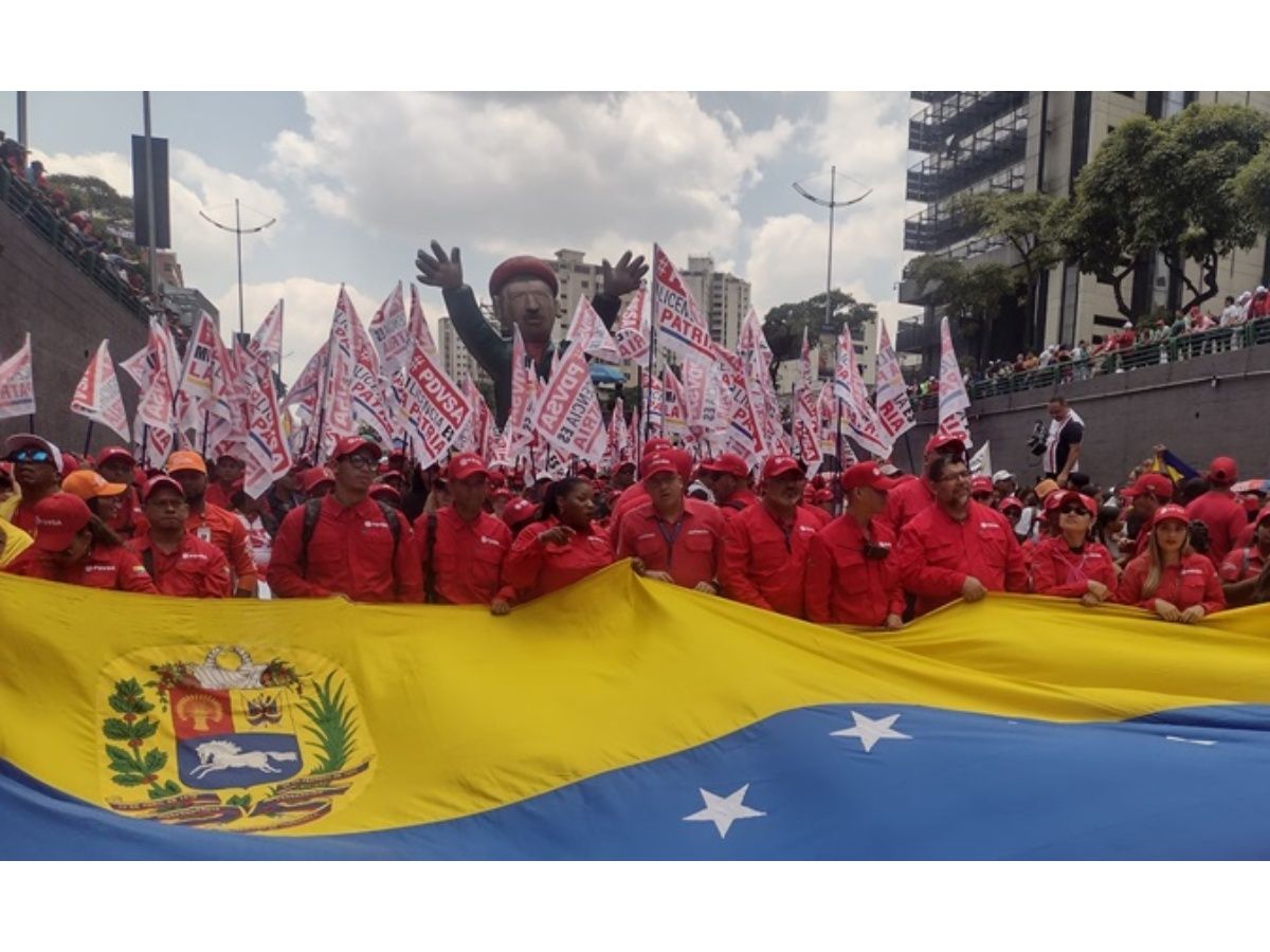 Venezuelans Join the Celebrations of International Labor Day