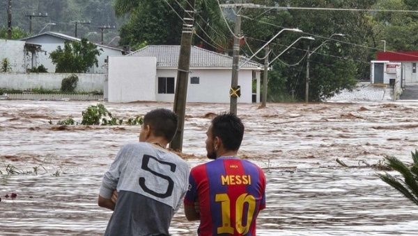 Flood in Rio Grande do Sul, Brazil, May 2, 2024.