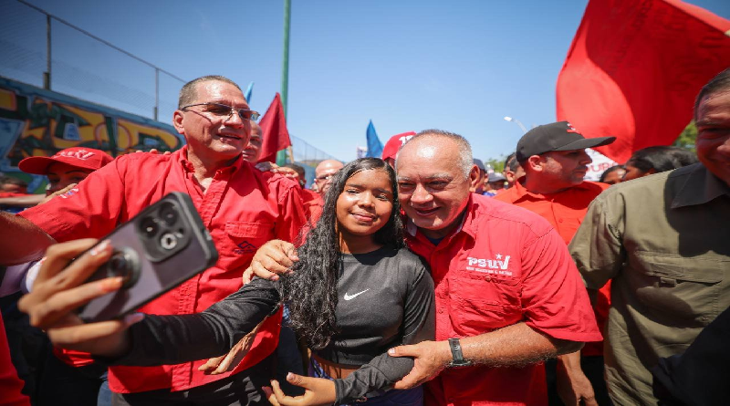 First vice-president of the United Socialist Party of Venezuela (PSUV), Diosdado Cabello, May 3, 2024