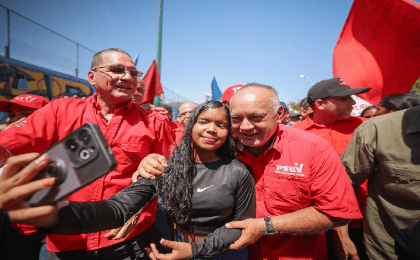 First vice-president of the United Socialist Party of Venezuela (PSUV), Diosdado Cabello, May 3, 2024