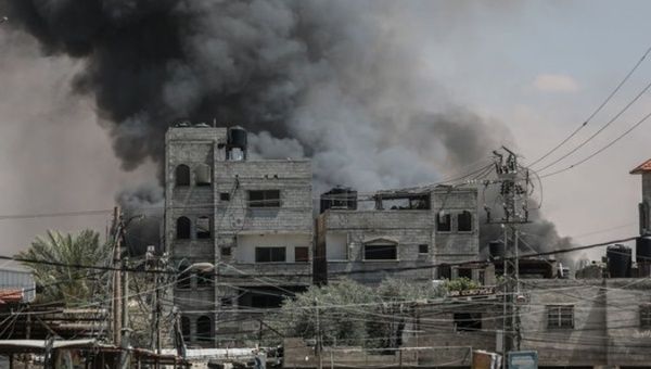 Israeli bombing in Rafah, Gaza, May 7, 2024.