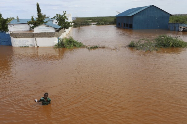 Devastation caused by the floods in Kenya, May 8, 2024