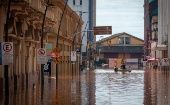 Flood in a city in Rio Grande do Sul, Brazil, May 10, 2024.
