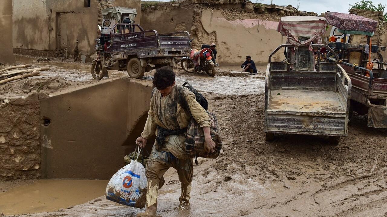 Devastating flash floods in Afghanistan.