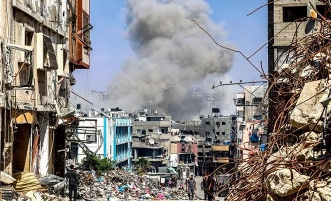 Israeli bombings on the Jabalia refugee camp, May 15, 2024.