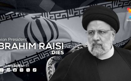 The former Iranian president Ibrahim Raisi.