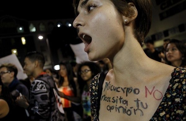 'My body does not need your opinion.' Reuters