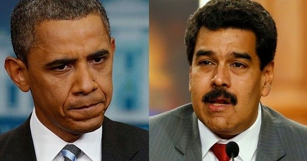 Barack Obama and Nicolas Maduro